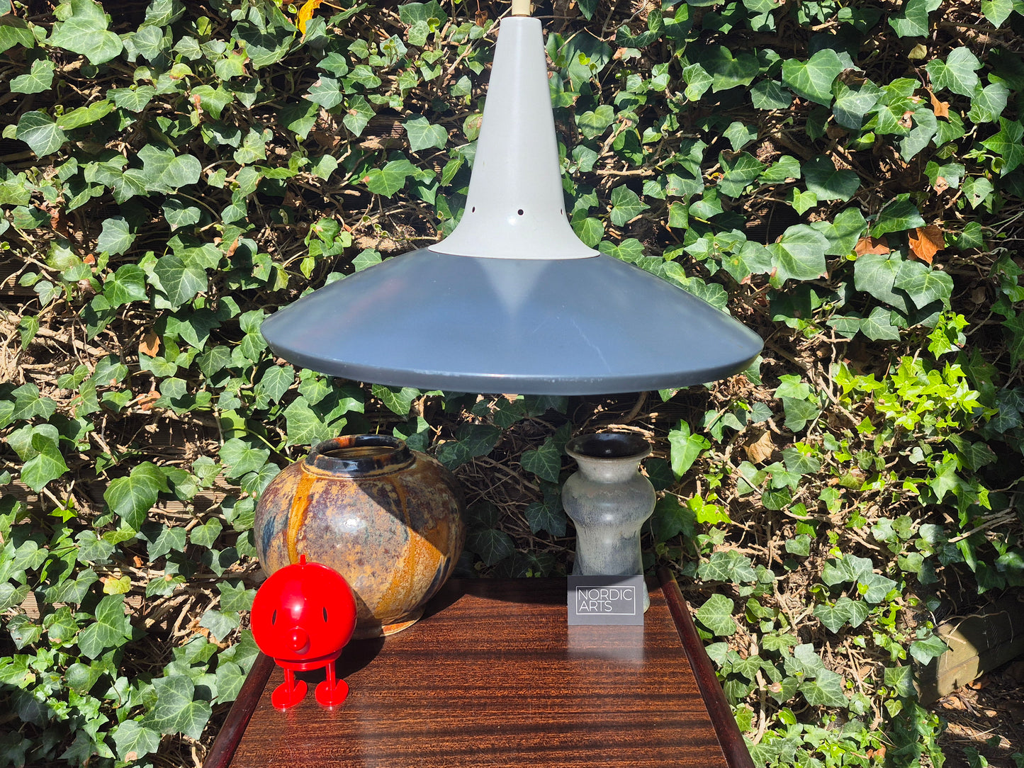 Große Minimalistische Mid-Century Pendellampe 1960 dänische Designlampe – MCM Design Hängelampe – zeitgenössisches skandinavisches Industriedesign