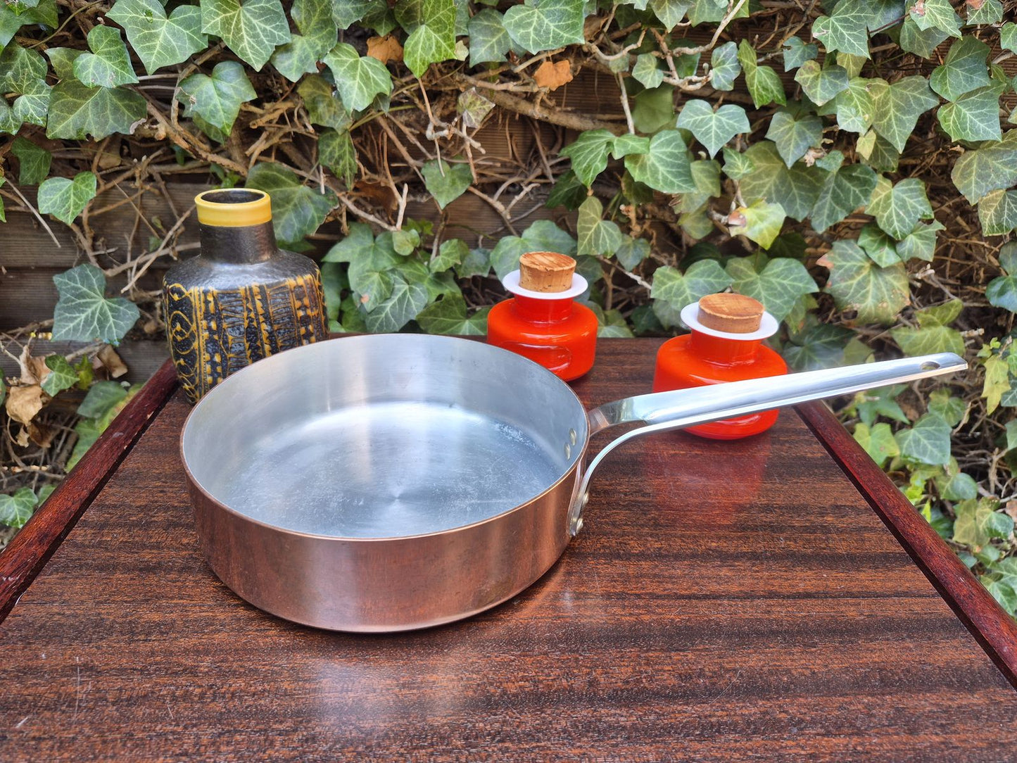 Vintage Georg Jensen Denmark Taverna Kuper Pfanne Henning Koppel Design 1971 Danish MCM Designklassiker, Vintage dänisches Designgeschirr (Kopie)
