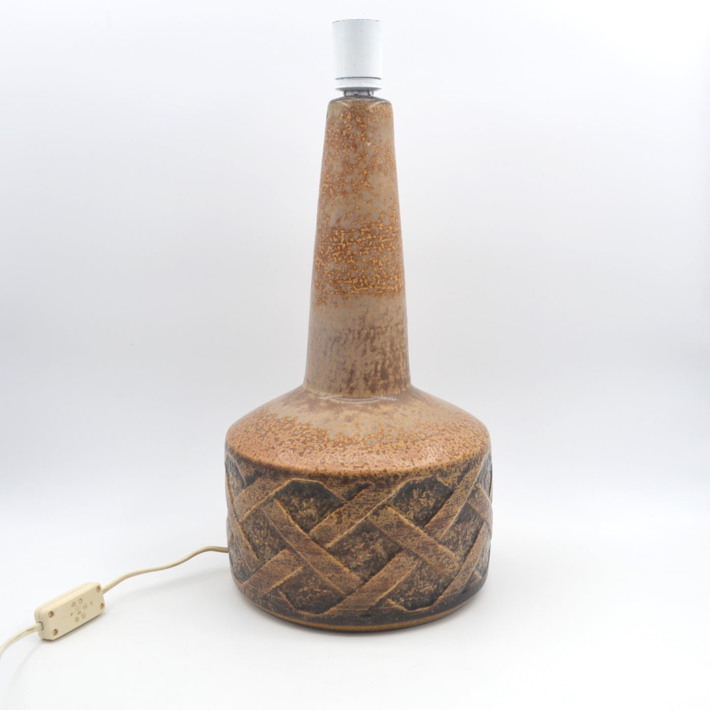 Große MCM Søholm Stentøj Dänemark Tischlampe Einar Johansen Design 1960's Danish Mid-Century Modern Design - Bornholmer Kunstkeramik