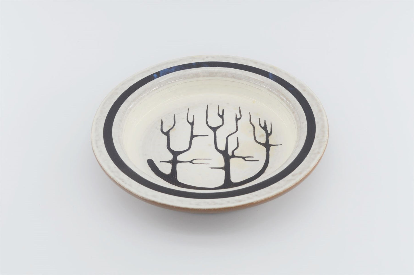Mid-Century Allan Hytholm Dänemark Schale Studiokeramik 1970s Dänische Moderne Kunstkeramik Contemporary Art