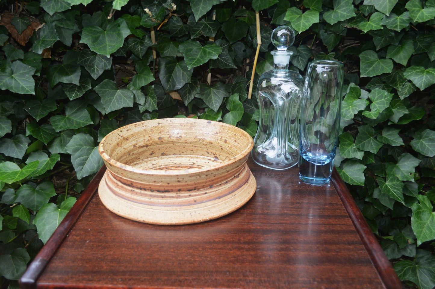 Große Tue Poulsen Denmark Schale brutalistische Studiokeramik Dänemark 1960s Danish Mid-Century Modern Design