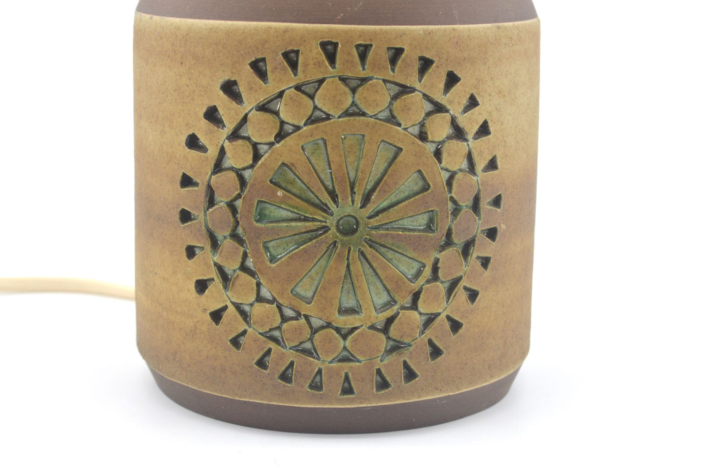 Mid Century Thomas Anagrius Lampe 1960'erne Studio Pottery Sweden