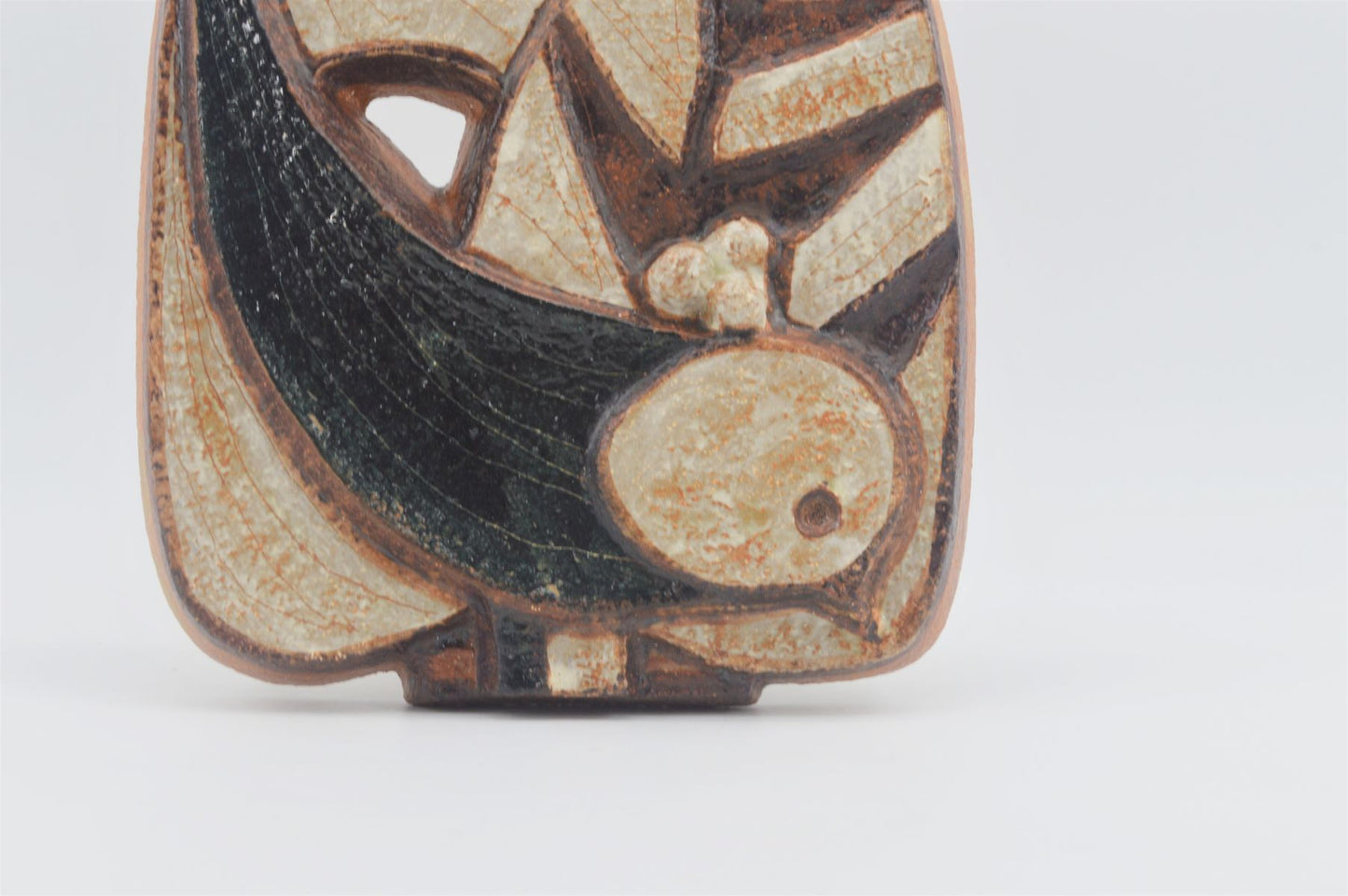 Noomi Backhausen für Søholm Stentøj Keramik Wandbild/Relief Dänemark 1960s Danish Design