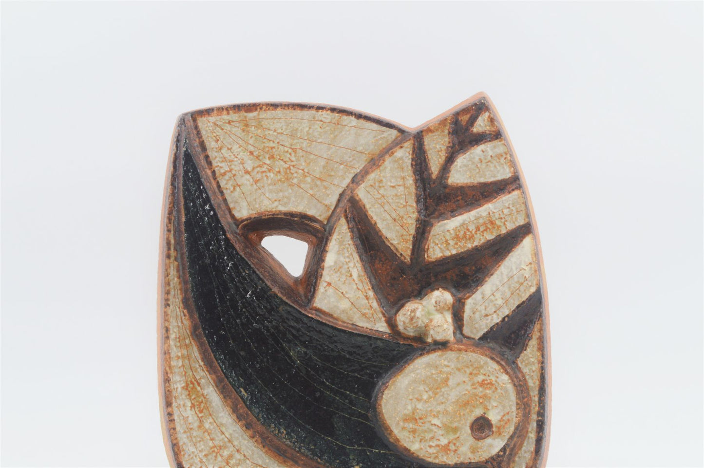Noomi Backhausen für Søholm Stentøj Keramik Wandbild/Relief Dänemark 1960s Danish Design