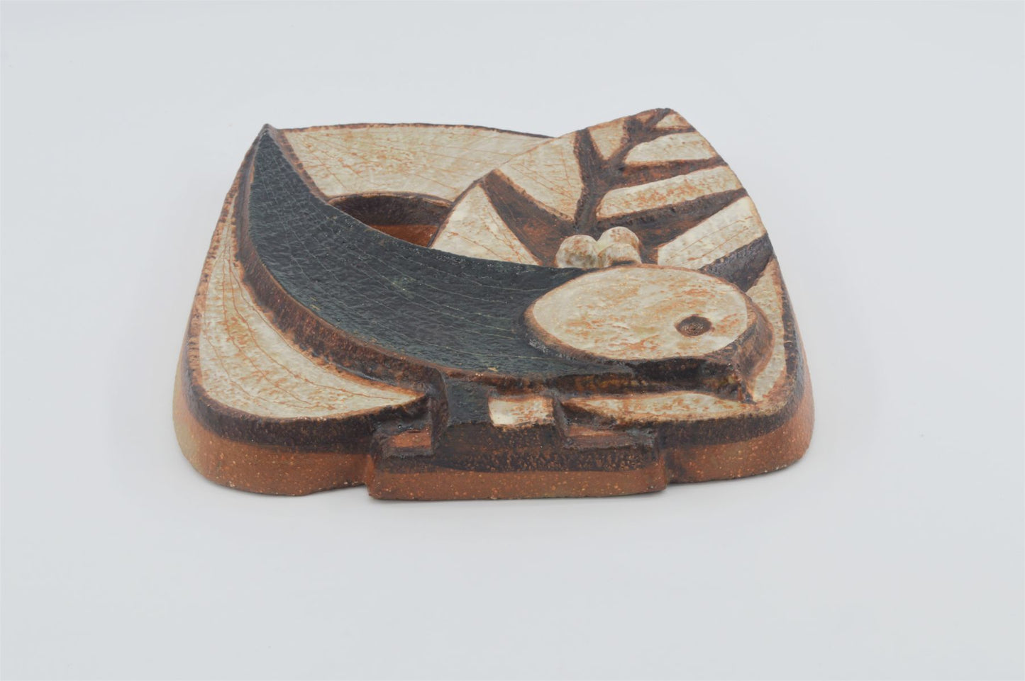 Noomi Backhausen für Søholm Stentøj Keramik Wandbild/Relief Dänemark 1960s Danish Design