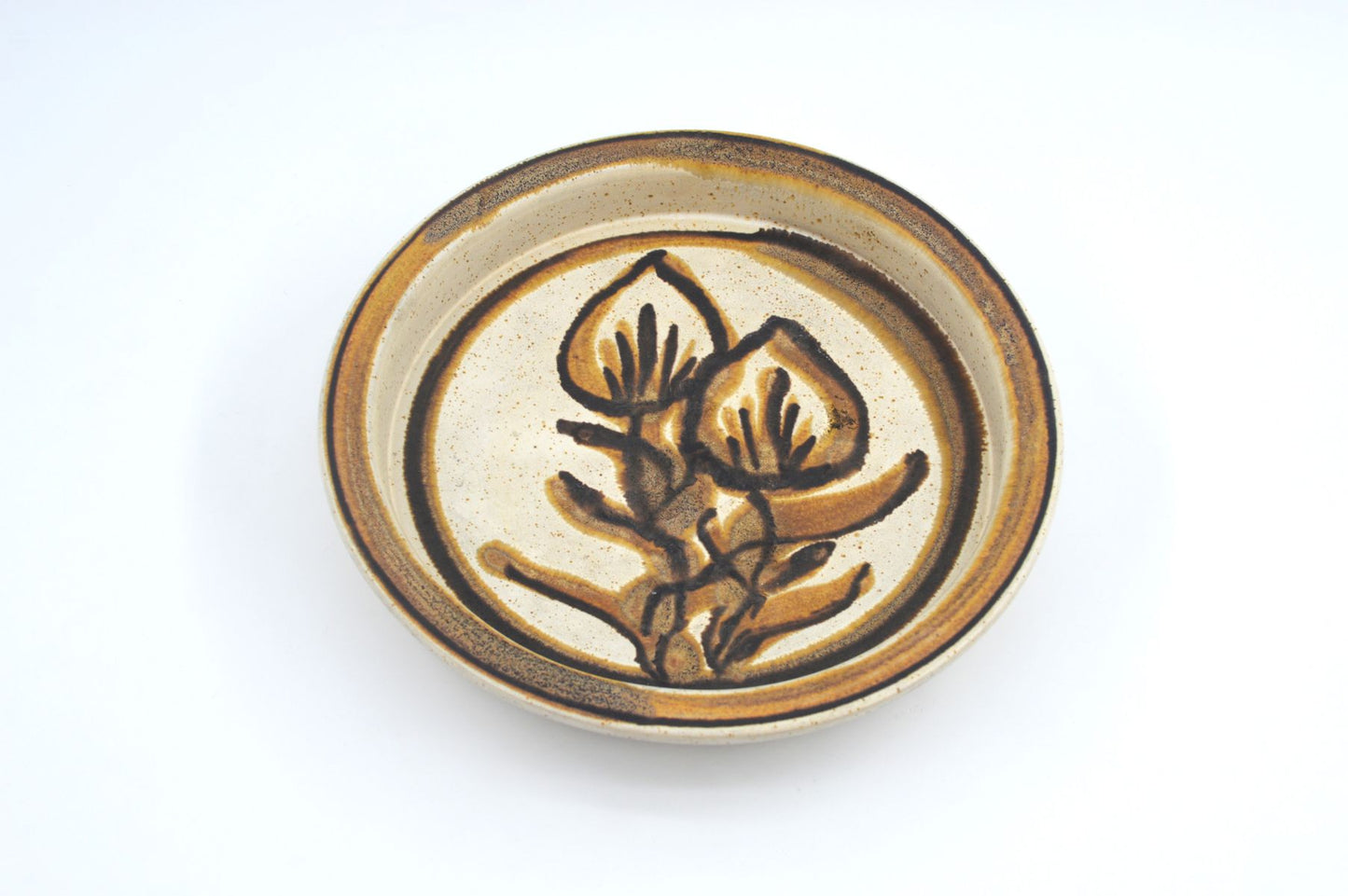 Mid-Century Bente Jessen bowl studio ceramic 1960s Denmark