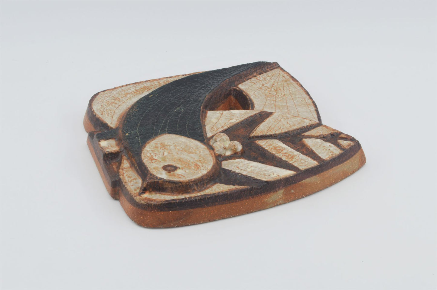 Noomi Backhausen für Søholm Stentøj Keramik Wandbild/Relief Dänemark 1960s Danish Design
