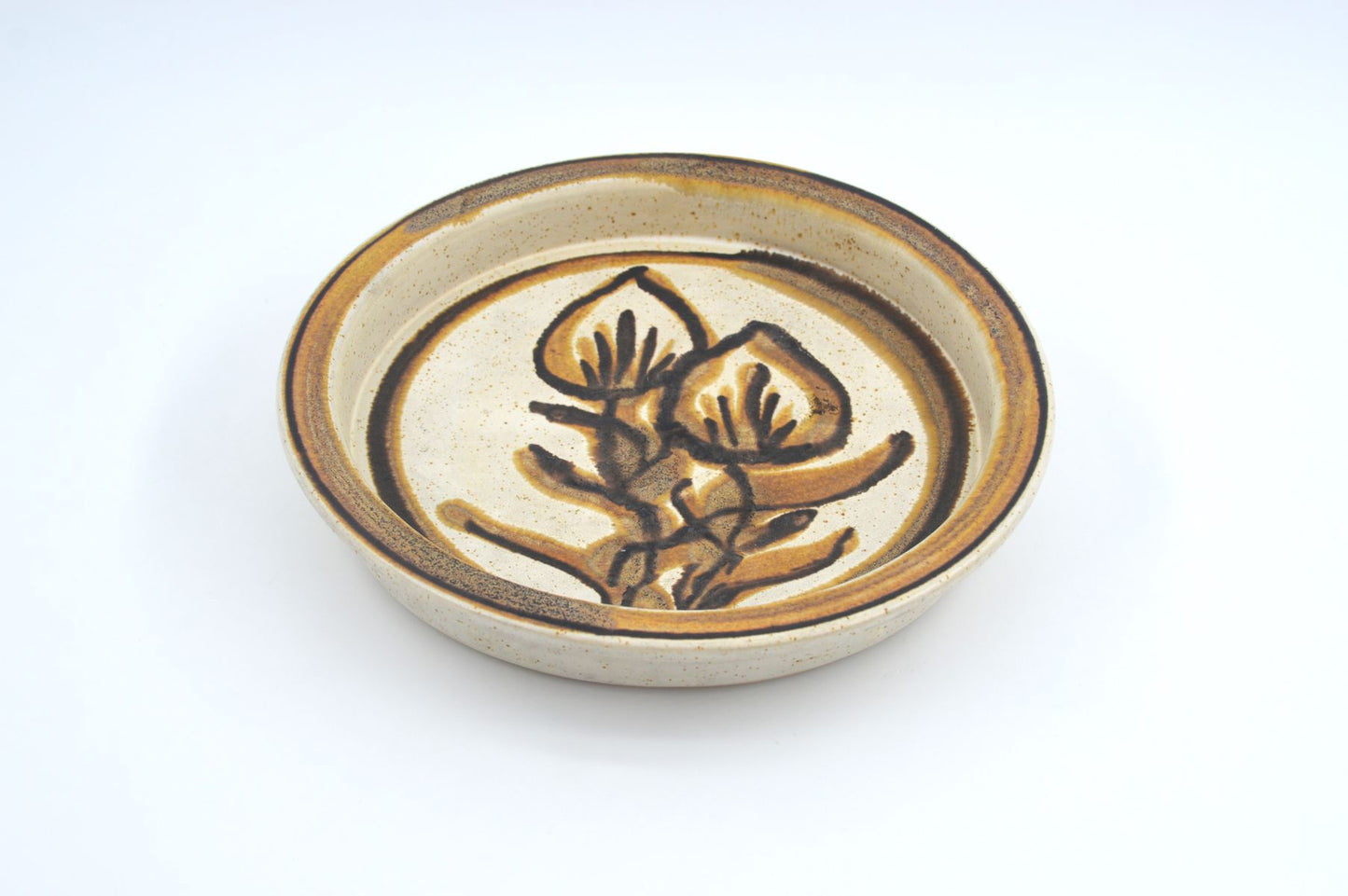 Mid-Century Bente Jessen bowl studio ceramic 1960s Denmark