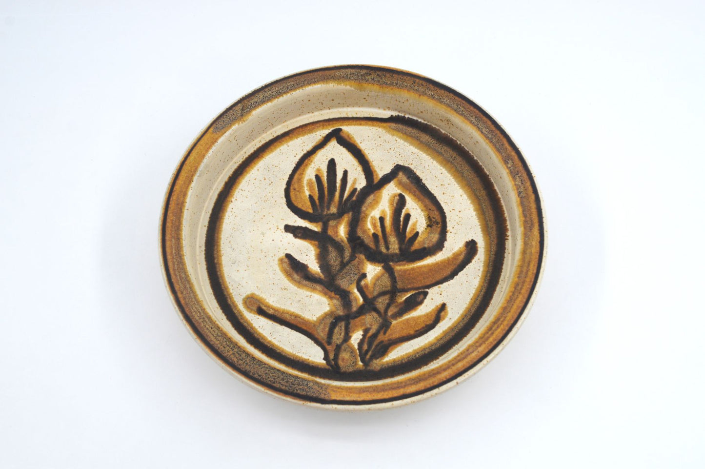 Mid-Century Bente Jessen bowl studio ceramic 1960s Denmark