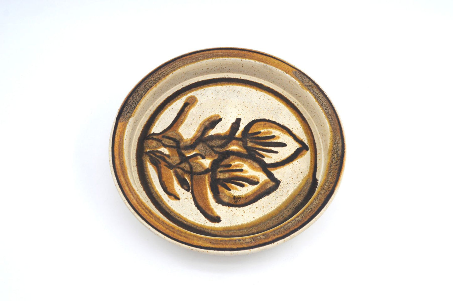 Mid-Century Bente Jessen bowl studio ceramic 1960s Denmark