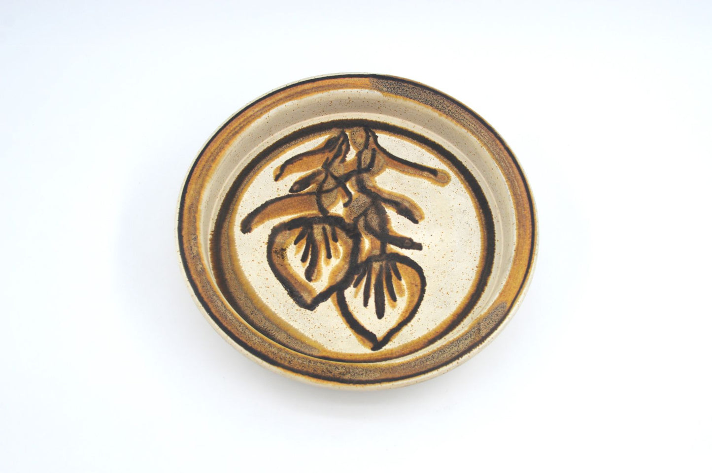 Mid-Century Bente Jessen bowl studio ceramic 1960s Denmark