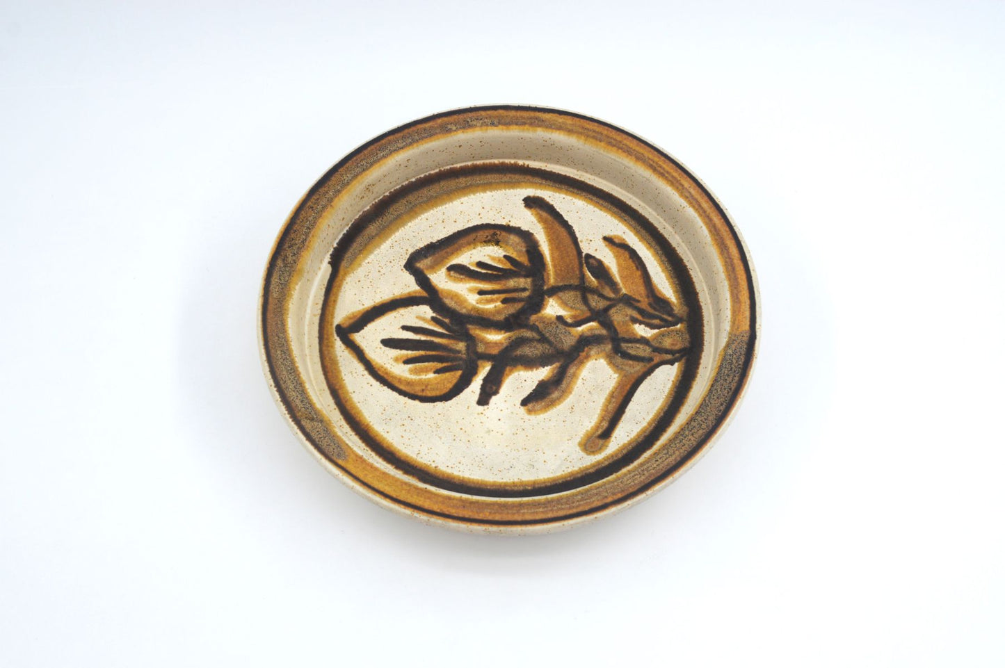Mid-Century Bente Jessen bowl studio ceramic 1960s Denmark