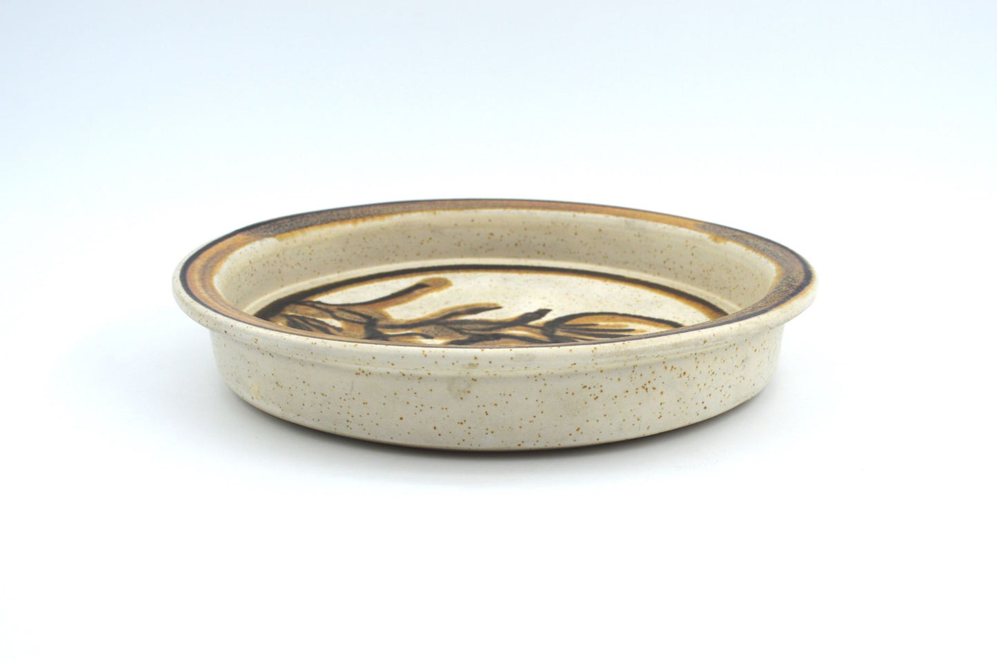 Mid-Century Bente Jessen bowl studio ceramic 1960s Denmark
