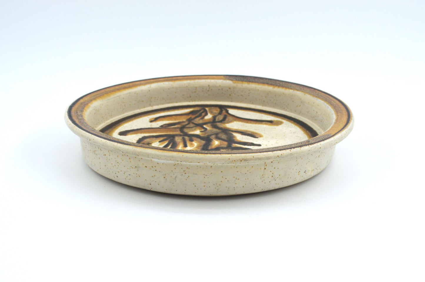 Mid-Century Bente Jessen bowl studio ceramic 1960s Denmark