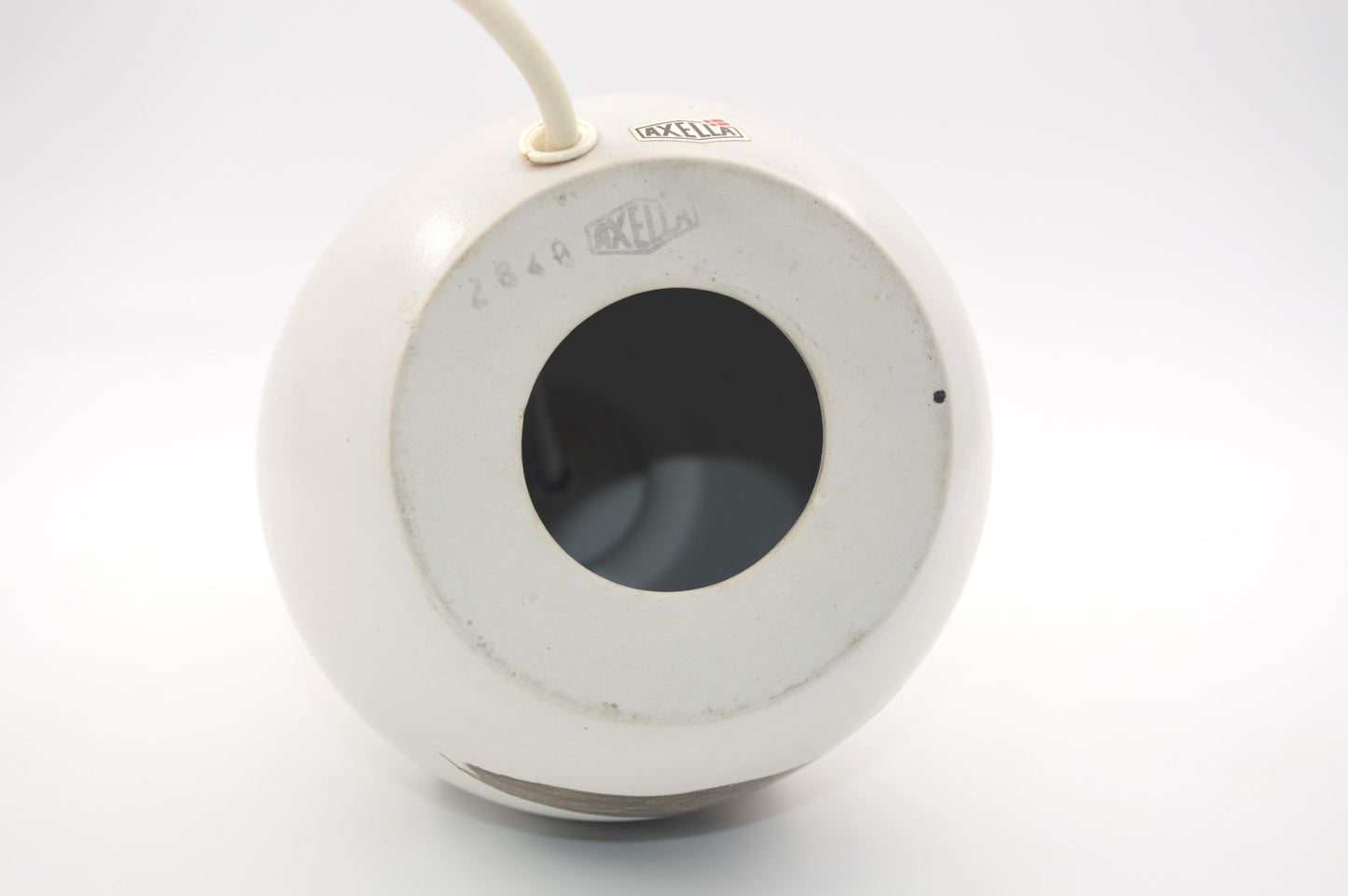 Modernist Axella Stentøj Danmark Kunstkeramik Tischlampe Nr. 2840 Aksel Larsen Design 1970s Danish Modern Design