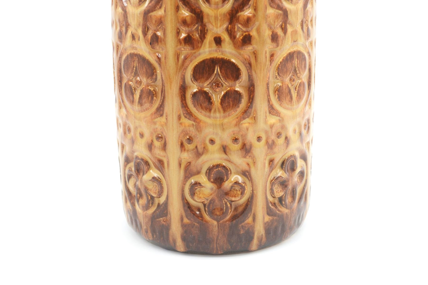 Mid-Century WGP Scheurich Keramik Vase 289-27 1970er Jahre Vintage Fat-Lava Glasur Pop-Art Bodenvase Westdeutsche Kunstkeramik