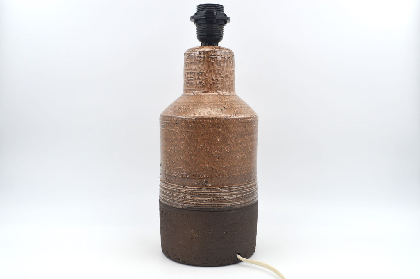 Große Robert Bentsen Danmark Studiokeramik Tischlampe 1960s MCM zeitgenössisches dänisches Brutalistisches Kunstkeramik Unikat