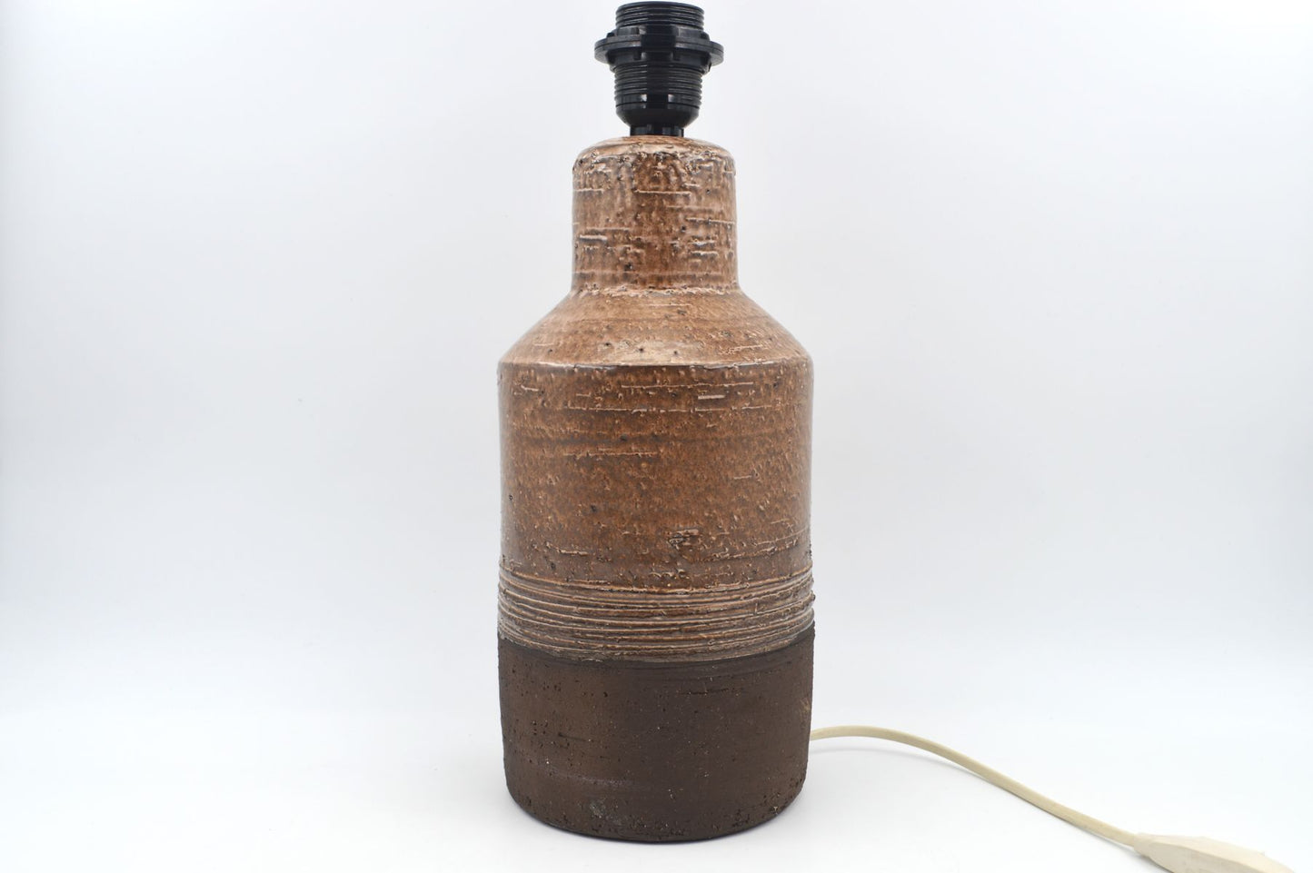 Große Robert Bentsen Danmark Studiokeramik Tischlampe 1960s MCM zeitgenössisches dänisches Brutalistisches Kunstkeramik Unikat