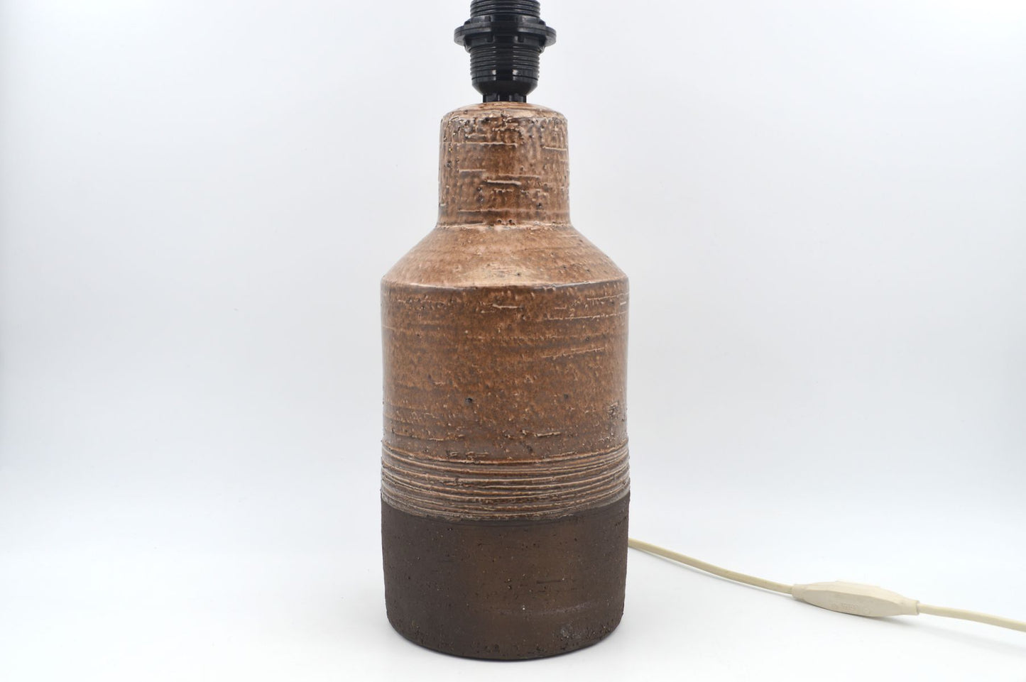 Große Robert Bentsen Danmark Studiokeramik Tischlampe 1960s MCM zeitgenössisches dänisches Brutalistisches Kunstkeramik Unikat