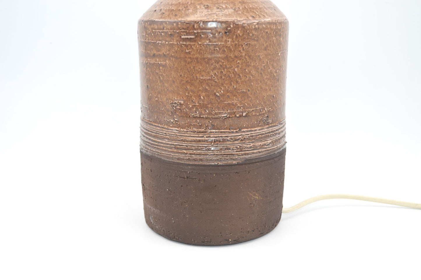 Große Robert Bentsen Danmark Studiokeramik Tischlampe 1960s MCM zeitgenössisches dänisches Brutalistisches Kunstkeramik Unikat