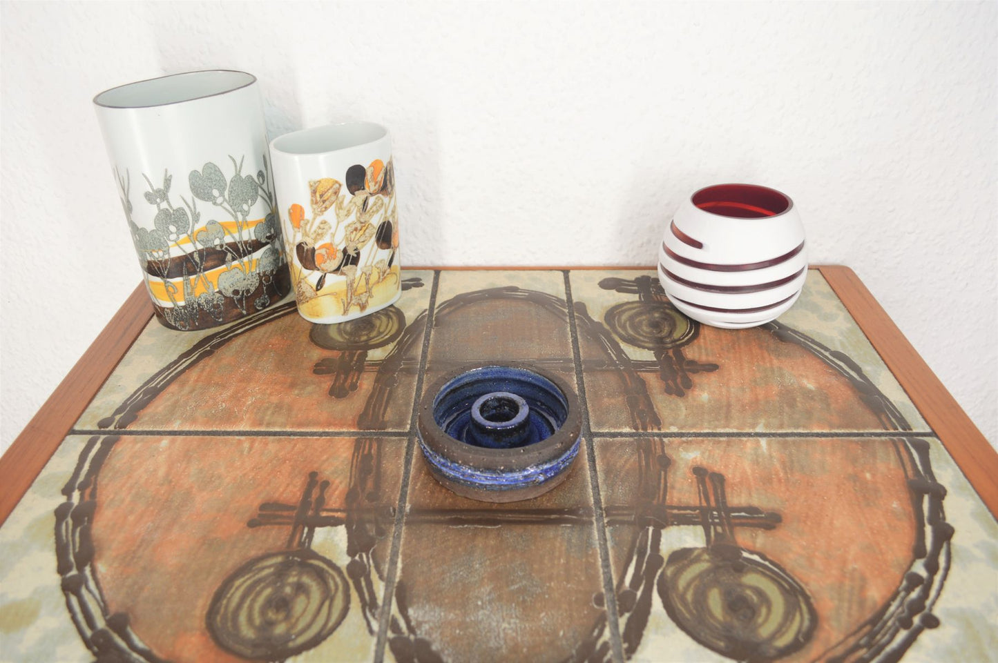 Zeitgenössischer Robert Bentsen Danmark Studiokeramik Kerzenhalter 1960s Brutalistische Kunstkeramik Danish Modern Design