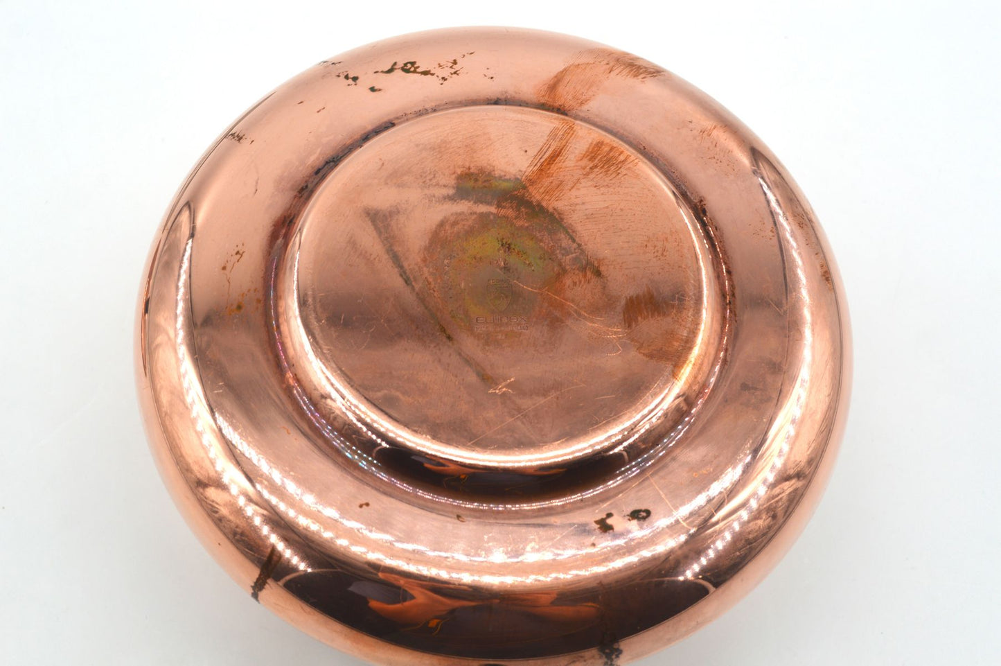 Original 1980s Vintage Spring Culinox Kupfer Fondue Set mit Fondue Topf, Brenner und Ständer, Mid-Century Made in Switzerland - Schweizer Design Geschirr