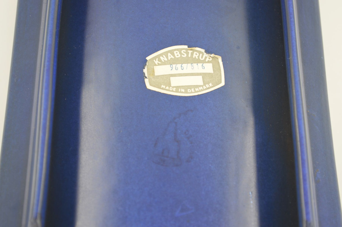 Mid-Century Richard Manz Knabstrup Keramik Denmark „Maria“ Fat-Lava Kerzenhalter 1970s Danish Design