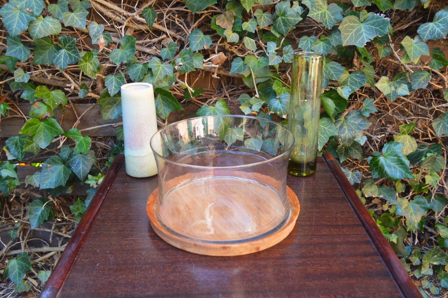 Große Mid-Century Trip Trap Danmark Teakholz Schale 1970s Danish Modern Design – Vintage Schale