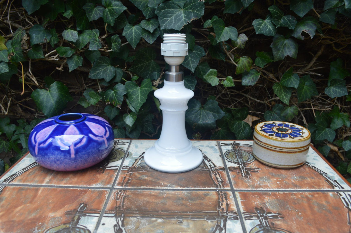 Mid-Century 1980s Holmegaard Danmark Michelle Tischlampe Michael Bang Design 1981 – Danish Modern Designklassiker