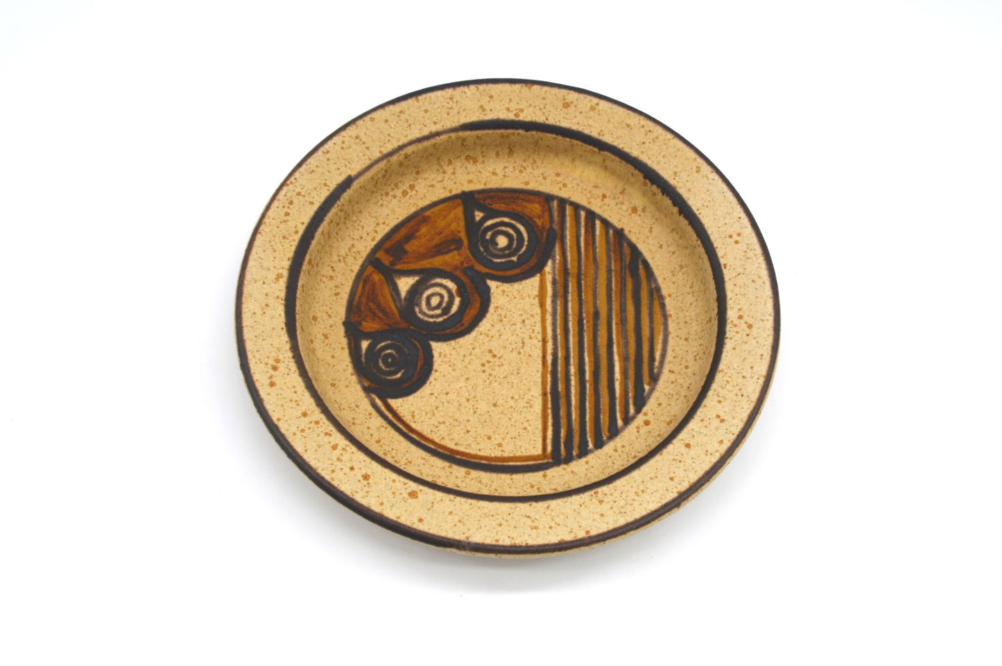 Mid-Century Modern Bente Jessen Danmark Kunstkeramik Schale 1970s Dänemark Studiokeramik Danish Design