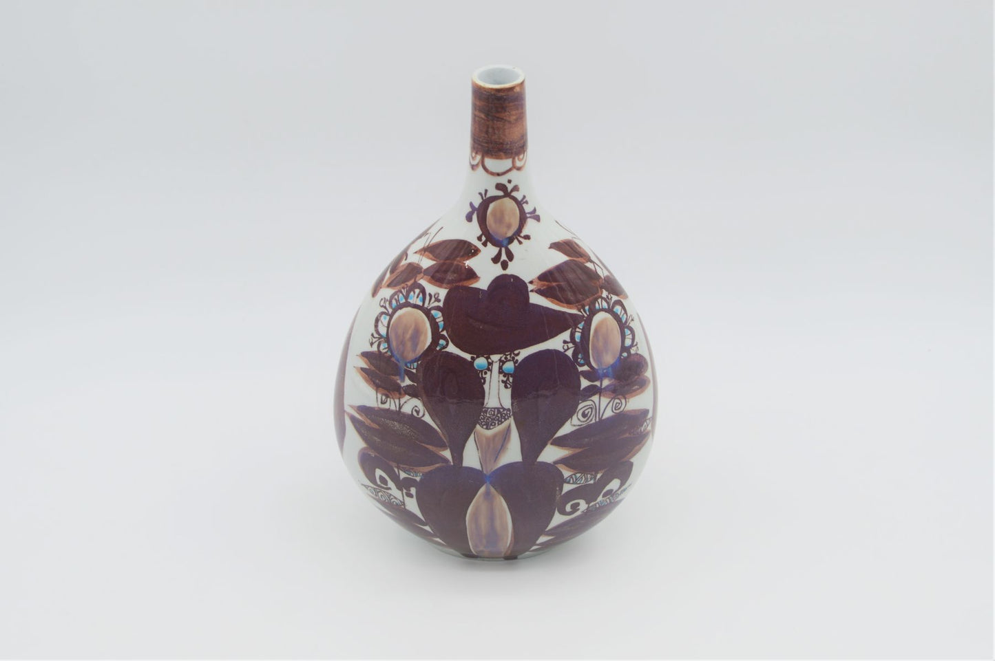 Royal Copenhagen Fajance Vase Kari Christensen Dansk Design