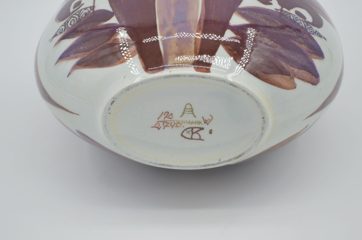 Royal Copenhagen Fajance Vase Kari Christensen Dansk Design