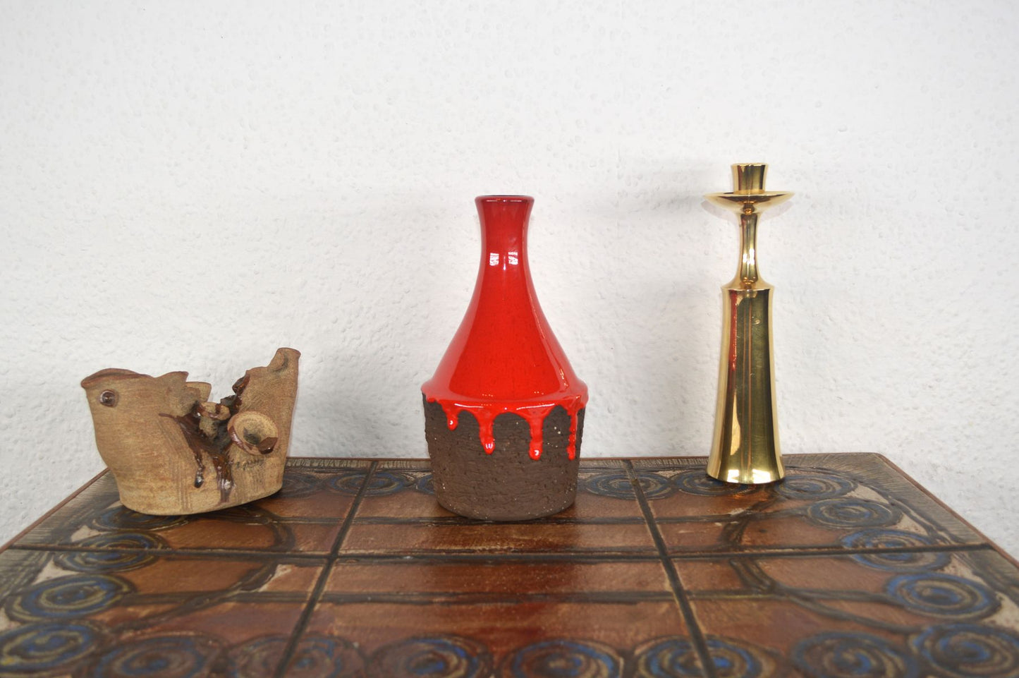 Inger Folmer-Larsen Kingo Keramik Danmark Fat-Lava Studiokeramik Vase 1970s Pop-Art Design