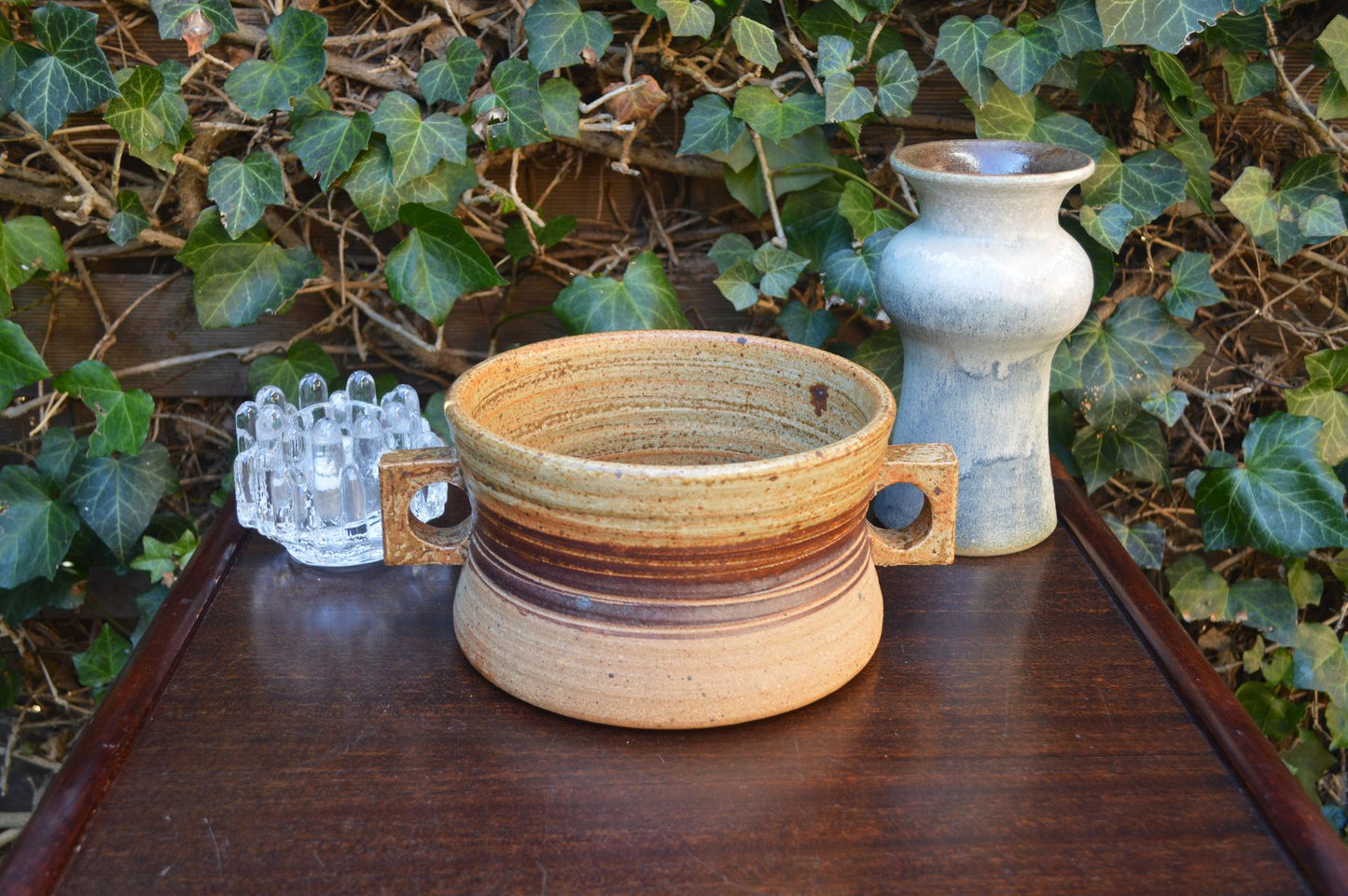 Große Tue Poulsen Denmark Schale brutalistische Studiokeramik Dänemark 1960s Danish Mid-Century Modern Kunst Keramik