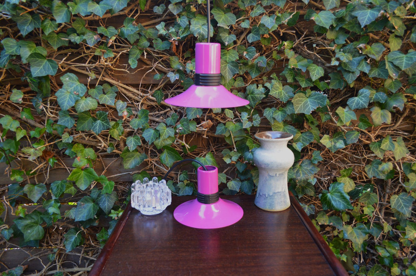 Mid-Century 1980s Nordlux Danmark 1109 Hängelampen Danish Design dänische Pop-Art Design Kaskadenlampe Spotlampe Space Age Design Denmark