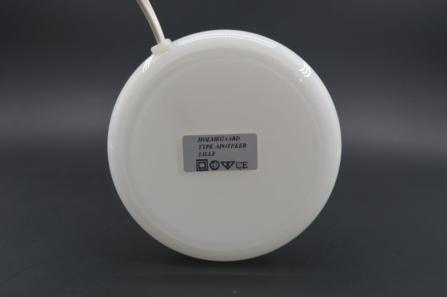 Mid-Century Holmegaard Opalglaslampe „Apotheker“ Designlampe Sidse Werner (1931-1989) Design 1980s – Dänischer MCM Vintage Designklassiker