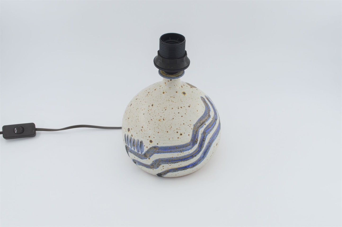 Henning Rasmussen Ting Keramik Følle Studiokeramik Tischlampe 1970s Mid-Century Desing Denmark
