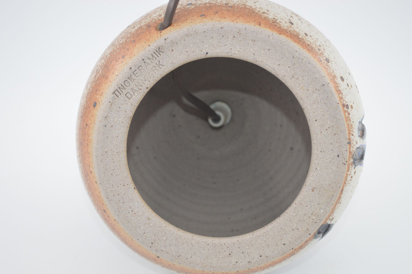 Henning Rasmussen Ting Keramik Følle Studiokeramik Tischlampe 1970s Mid-Century Desing Denmark