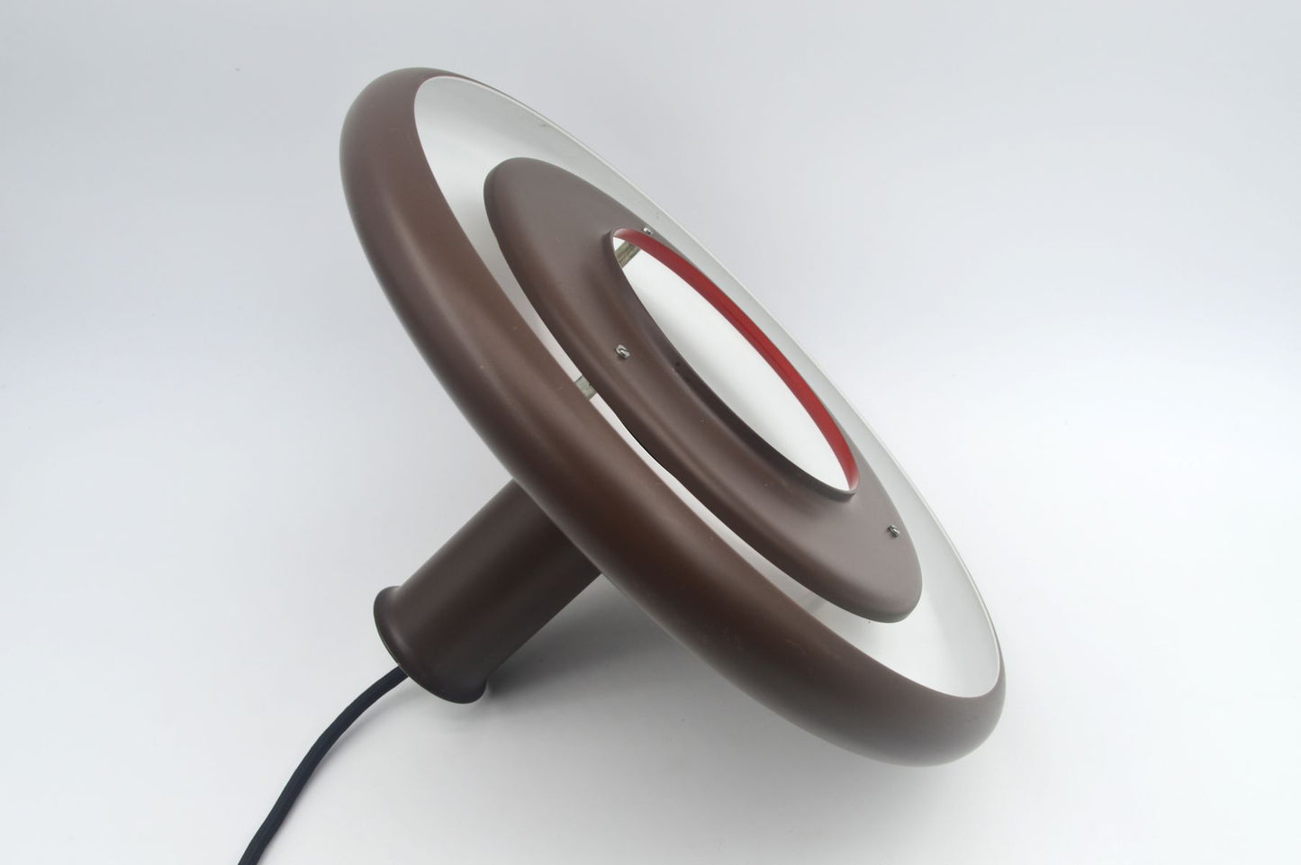 Seltene Fog & Mørup Optima Pendellampe 1970s Hans Due Design dänischer MCM-Designklassiker – seltene braune Vintage Hängelampe