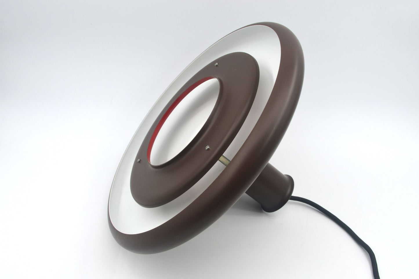 Seltene Fog & Mørup Optima Pendellampe 1970s Hans Due Design dänischer MCM-Designklassiker – seltene braune Vintage Hängelampe