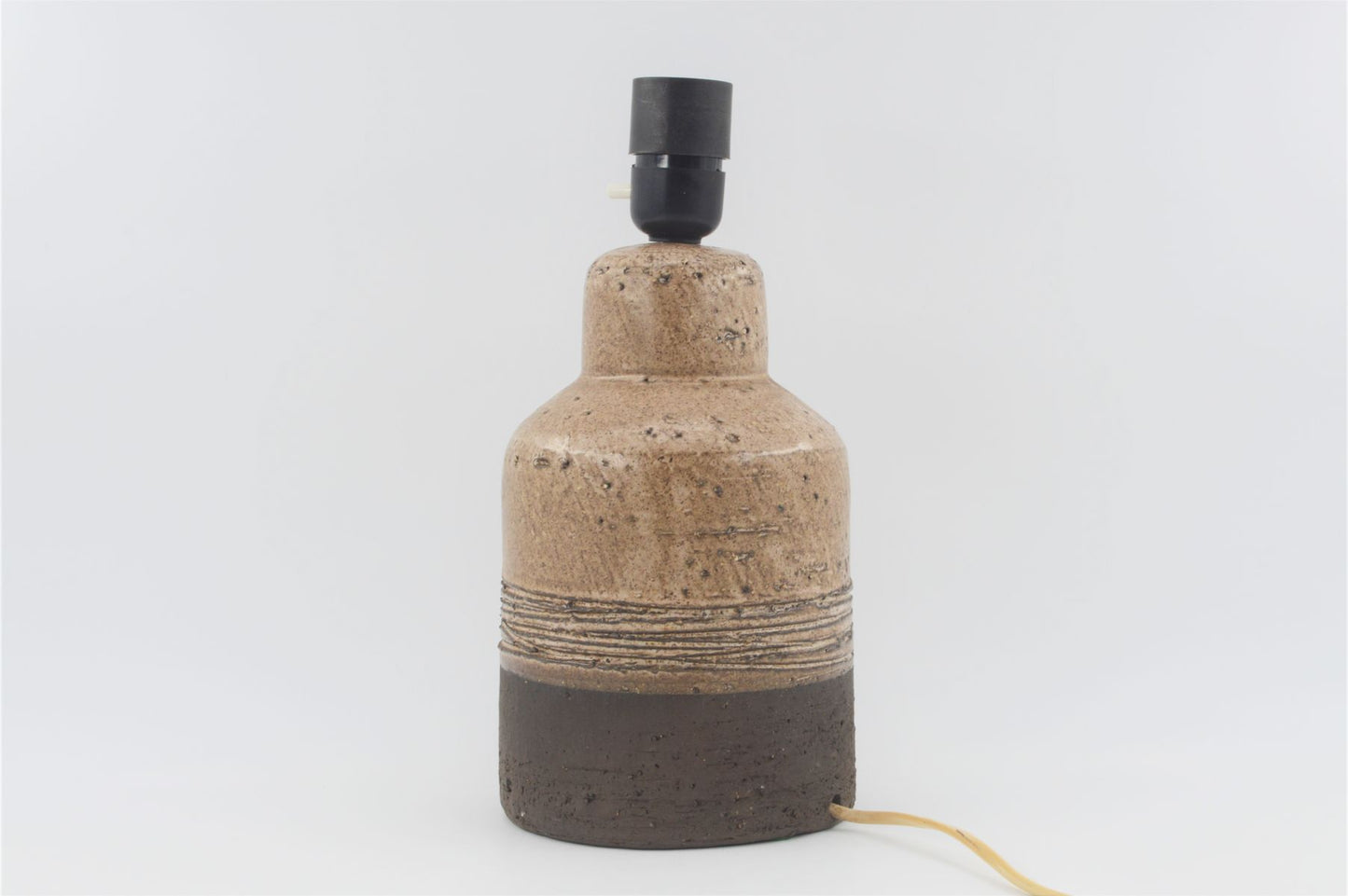 Mid-Century Robert Bentsen Danmark Studiokeramik Tischlampe 1960s dänische Brutalistische Kunstkeramik