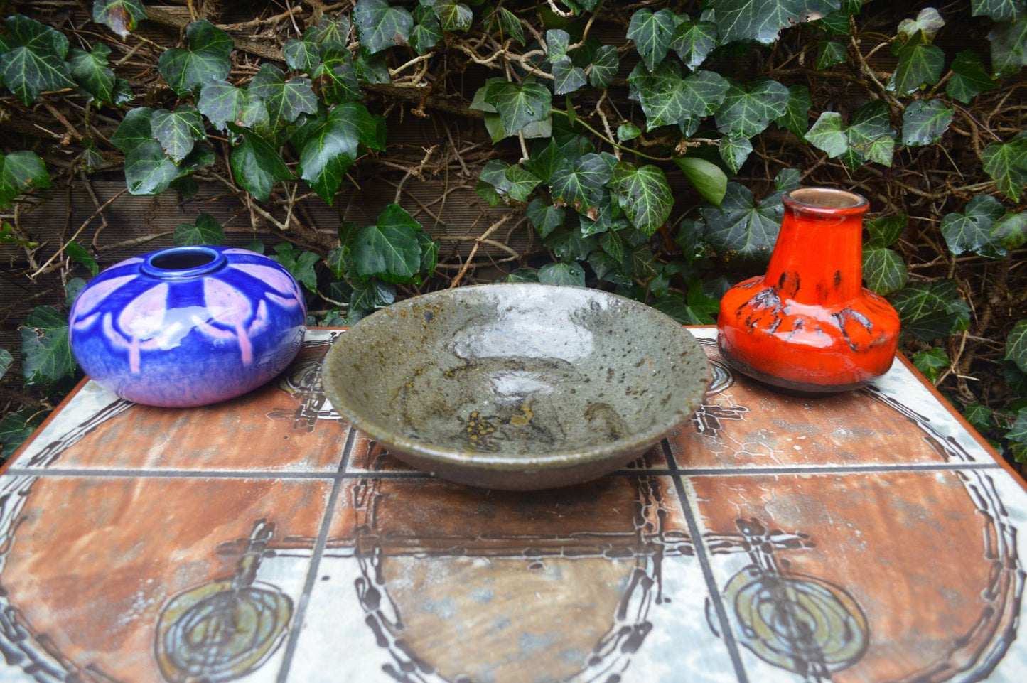 Exklusive Brutalistische Mid-Century Studiokeramik Schale von Knud Erik Asak 1960s Danish Art