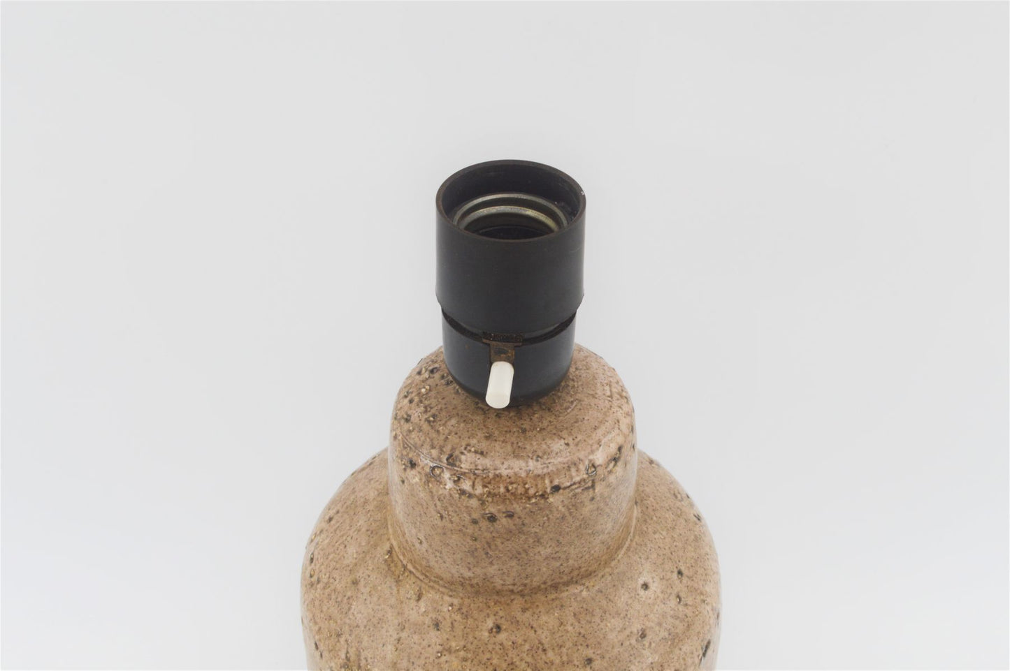 Mid-Century Robert Bentsen Danmark Studiokeramik Tischlampe 1960s dänische Brutalistische Kunstkeramik