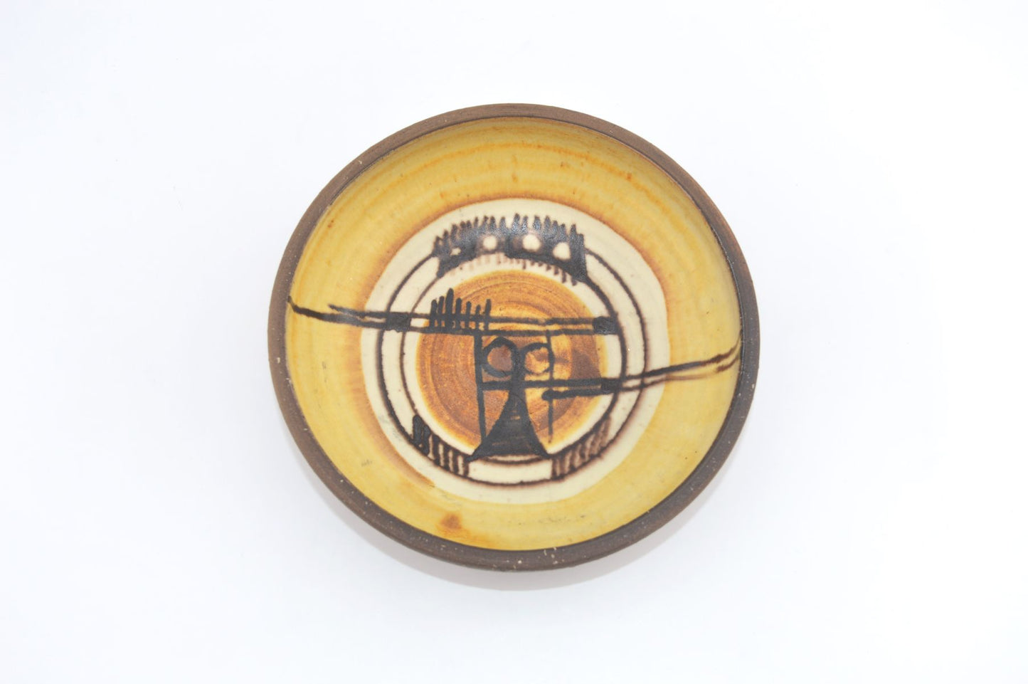 Unikat Inge Lise Eder Schale Kunstkeramik Dänemark 1960s Danish Modern Design