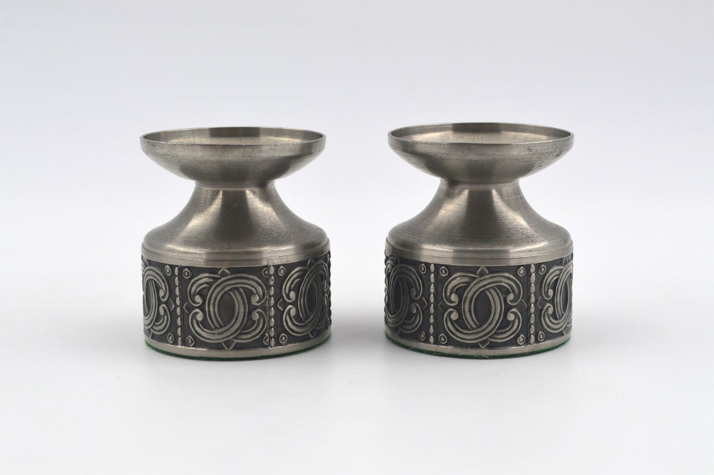 Mid-Century Groenlandica Norway Tinn Pewter 1960s Pewter Candle Holder