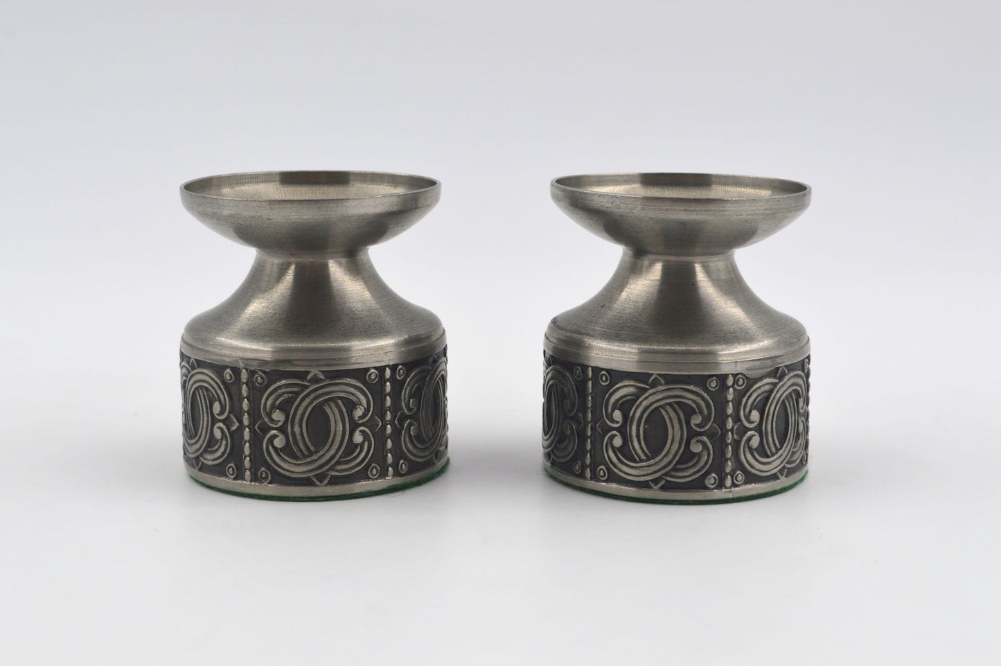 Mid-Century Groenlandica Norway Tinn Pewter 1960s Pewter Candle Holder