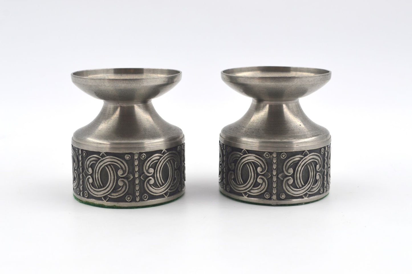Mid-Century Groenlandica Norway Tinn Pewter 1960s Pewter Candle Holder