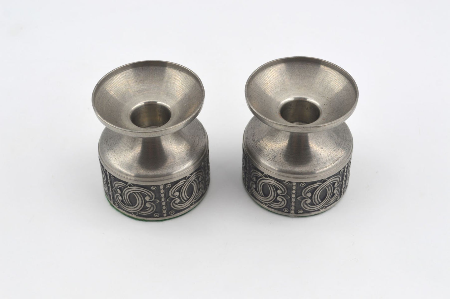 Mid-Century Groenlandica Norway Tinn Pewter 1960s Pewter Candle Holder