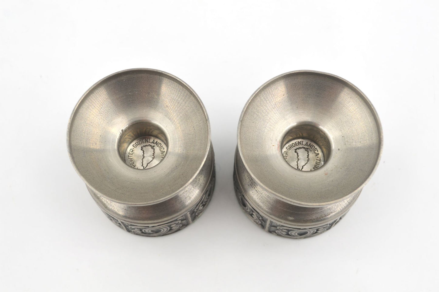 Mid-Century Groenlandica Norway Tinn Pewter 1960s Pewter Candle Holder
