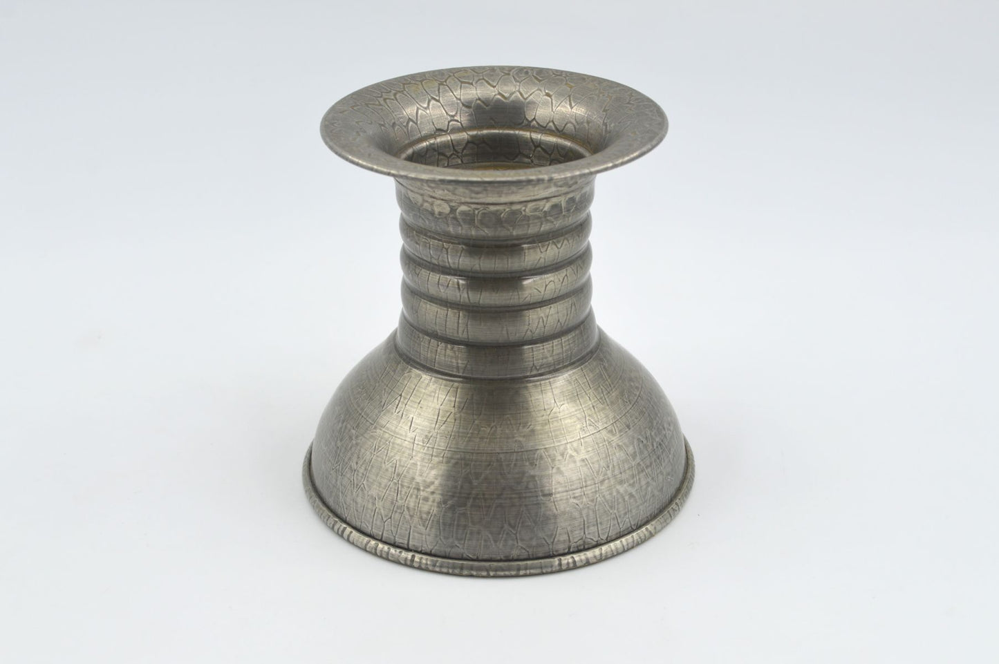 Mid-Century Skanderborg Pewter Candle Holder 1960s Danish Design
